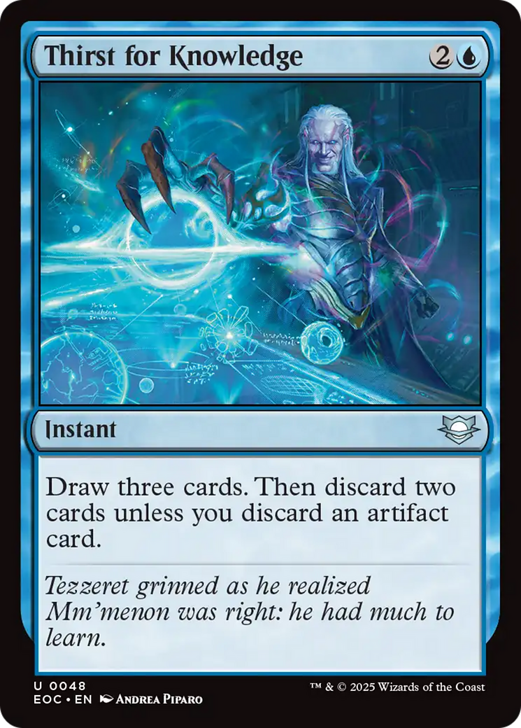 Thirst for Knowledge [Edge of Eternities Commander] | Good Games Cannington