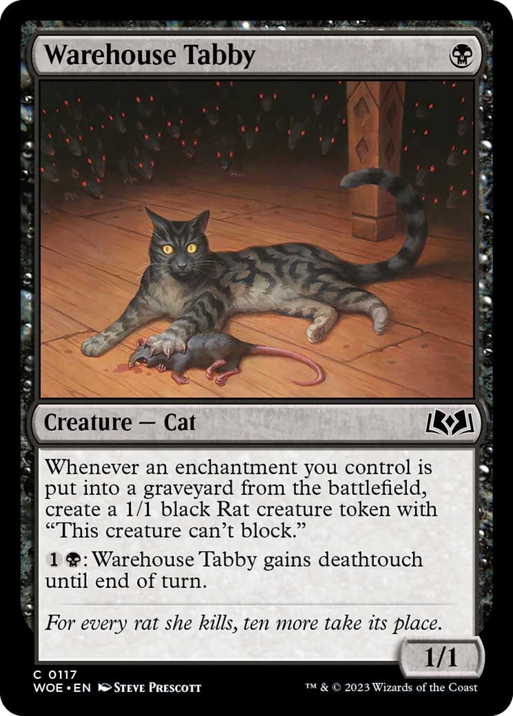 Warehouse Tabby [Wilds of Eldraine] | Good Games Cannington