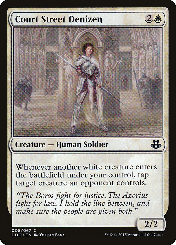 Court Street Denizen [Duel Decks: Elspeth vs. Kiora] | Good Games Cannington