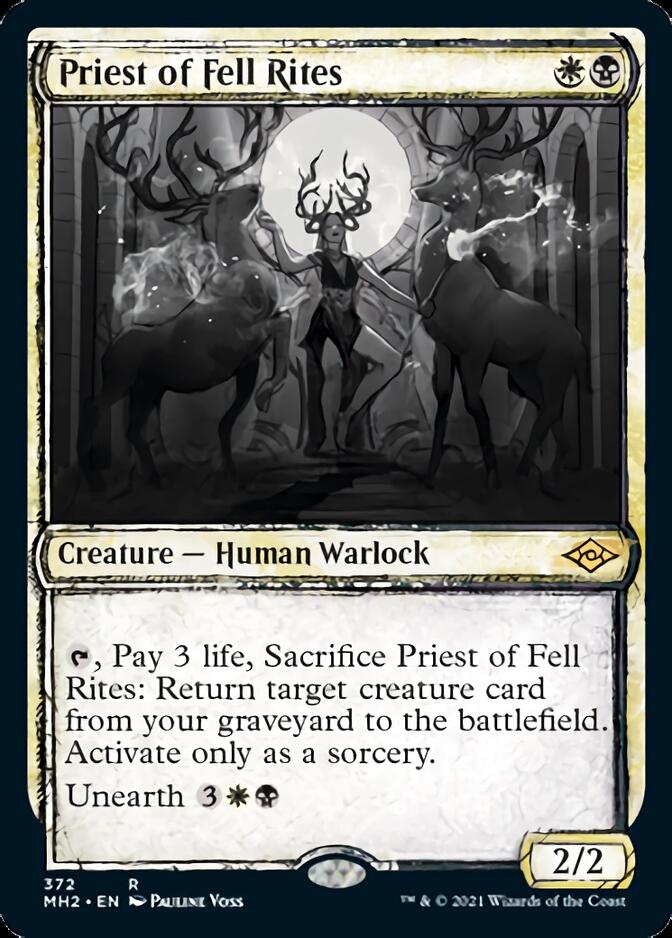 Priest of Fell Rites (Sketch) [Modern Horizons 2] | Good Games Cannington