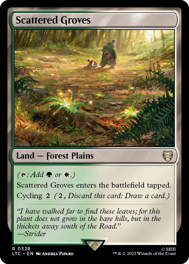 Scattered Groves 328 (Commander: The Lord of the Rings: Tales of Middle-earth)  | Good Games Cannington