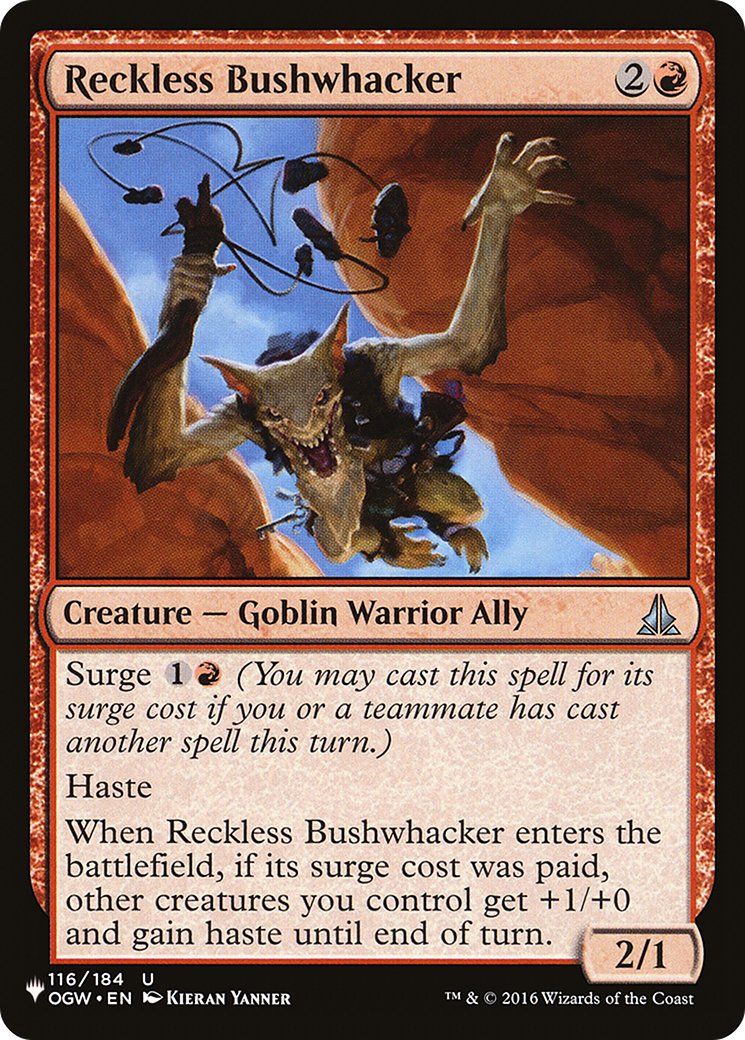 Reckless Bushwhacker [The List] | Good Games Cannington