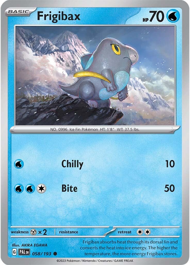Frigibax (058/193) [Scarlet & Violet: Paldea Evolved] | Good Games Cannington