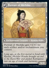Michiko's Reign of Truth // Portrait of Michiko [Kamigawa: Neon Dynasty] | Good Games Cannington