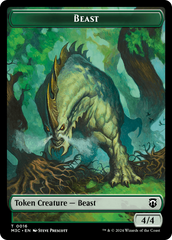 Elephant // Beast (0016) Double-Sided Token [Modern Horizons 3 Commander Tokens] | Good Games Cannington