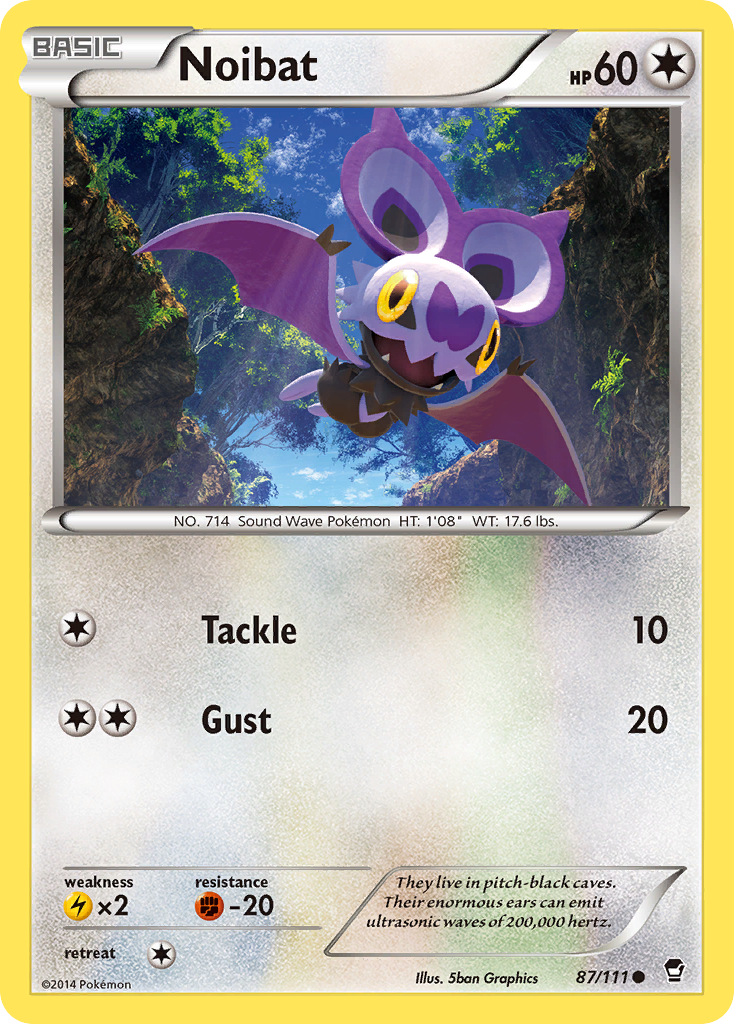 Noibat (87/111) [XY: Furious Fists] | Good Games Cannington