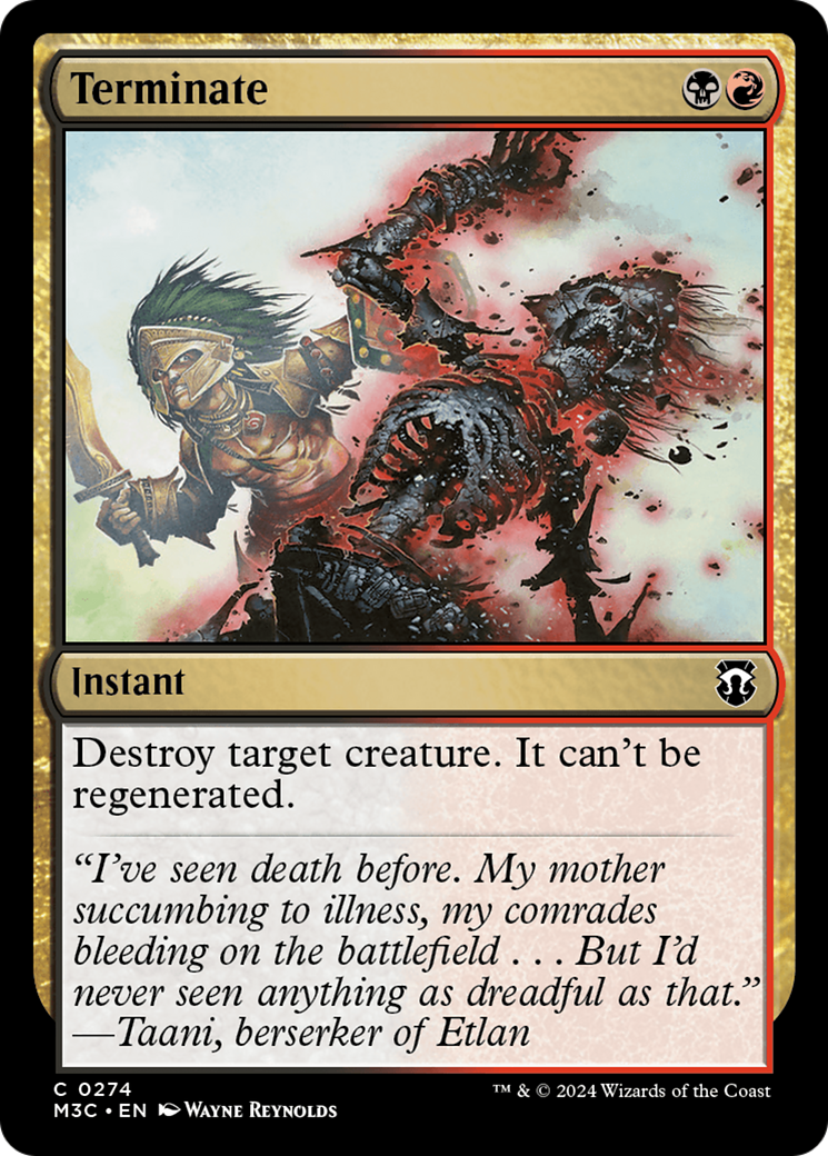 Terminate [Modern Horizons 3 Commander] | Good Games Cannington