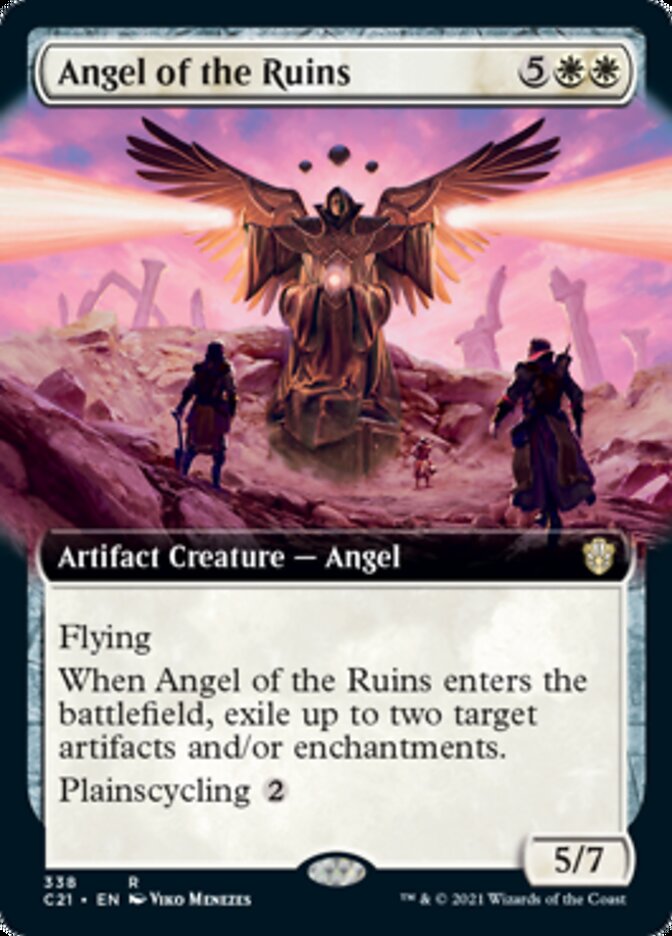 Angel of the Ruins (Extended Art) [Commander 2021] | Good Games Cannington
