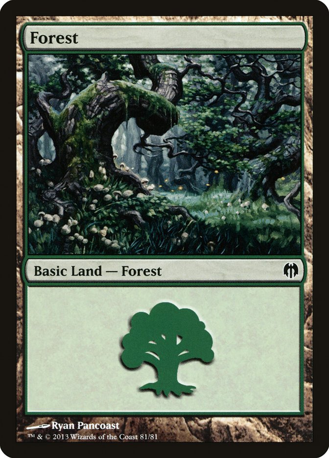 Forest (81) [Duel Decks: Heroes vs. Monsters] | Good Games Cannington