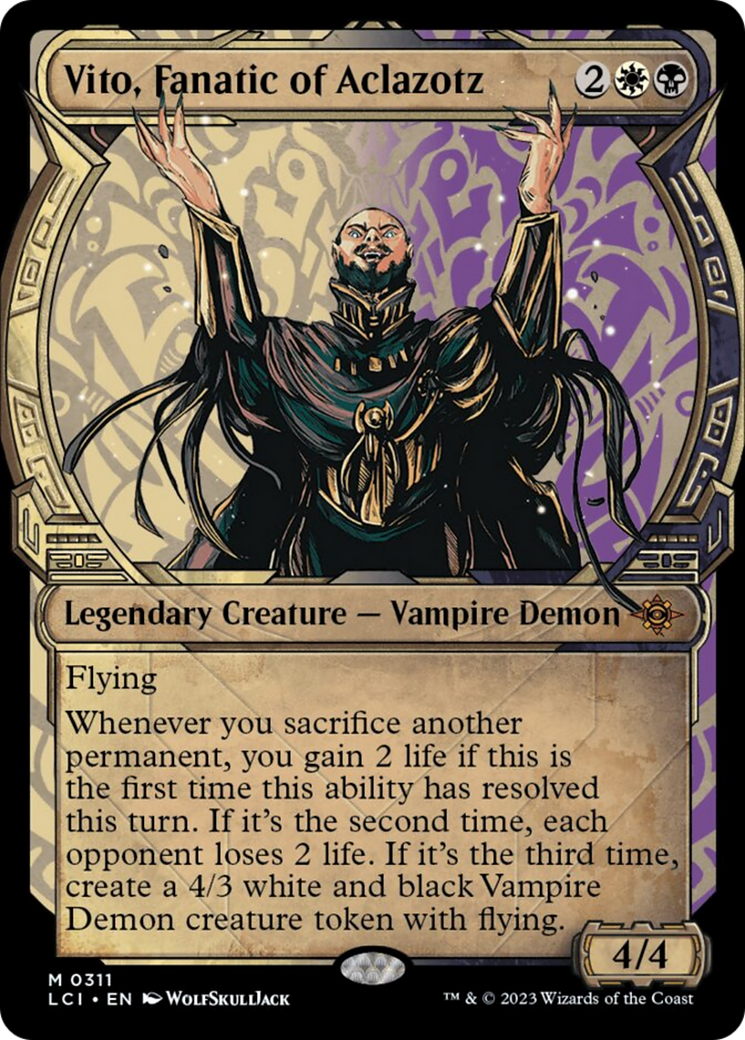 Vito, Fanatic of Aclazotz (Showcase) [The Lost Caverns of Ixalan] | Good Games Cannington