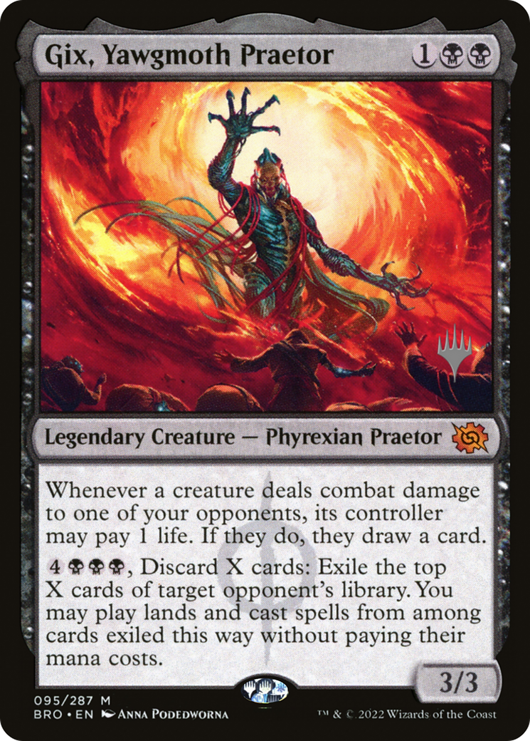 Gix, Yawgmoth Praetor (Promo Pack) [The Brothers' War Promos] | Good Games Cannington