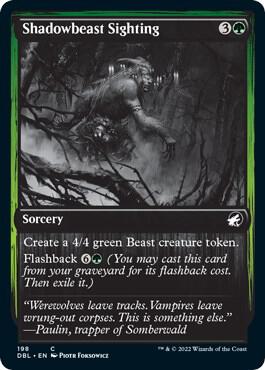 Shadowbeast Sighting 198/534 (Innistrad: Double Feature)  | Good Games Cannington