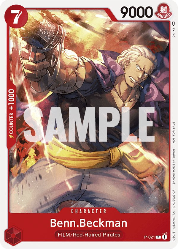 Benn.Beckman (One Piece Film Red) [One Piece Promotion Cards] | Good Games Cannington
