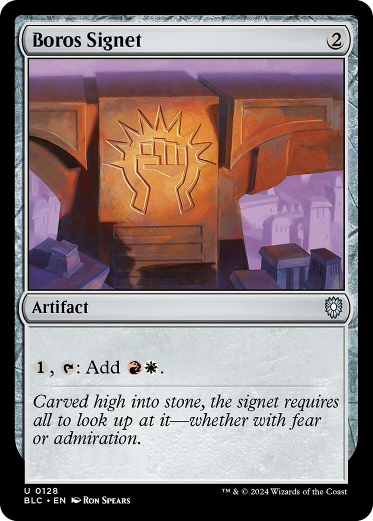 Boros Signet [Bloomburrow Commander] | Good Games Cannington