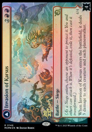 Invasion of Karsus // Refraction Elemental [March of the Machine Prerelease Promos] | Good Games Cannington