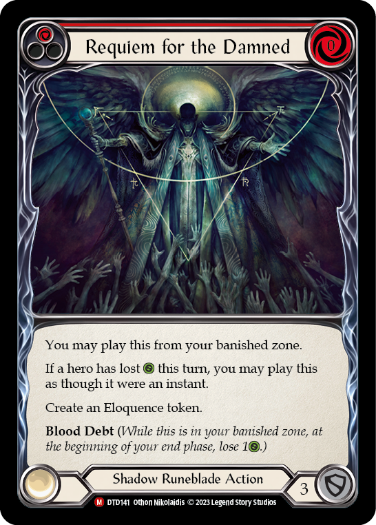 Requiem for the Damned [DTD141] (Dusk Till Dawn)  Rainbow Foil | Good Games Cannington