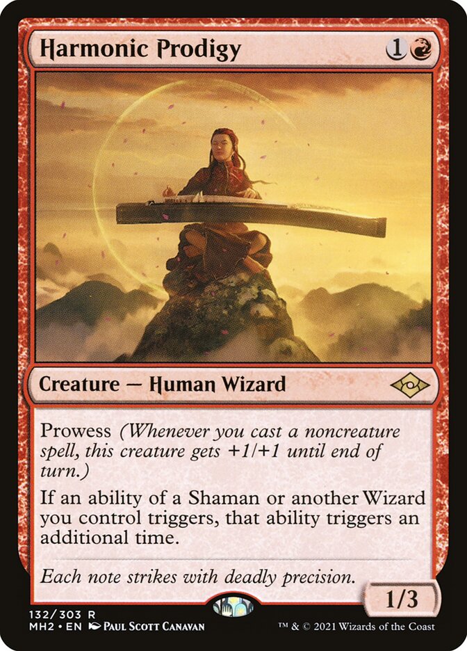Harmonic Prodigy 132 (Modern Horizons 2)  - Foil | Good Games Cannington