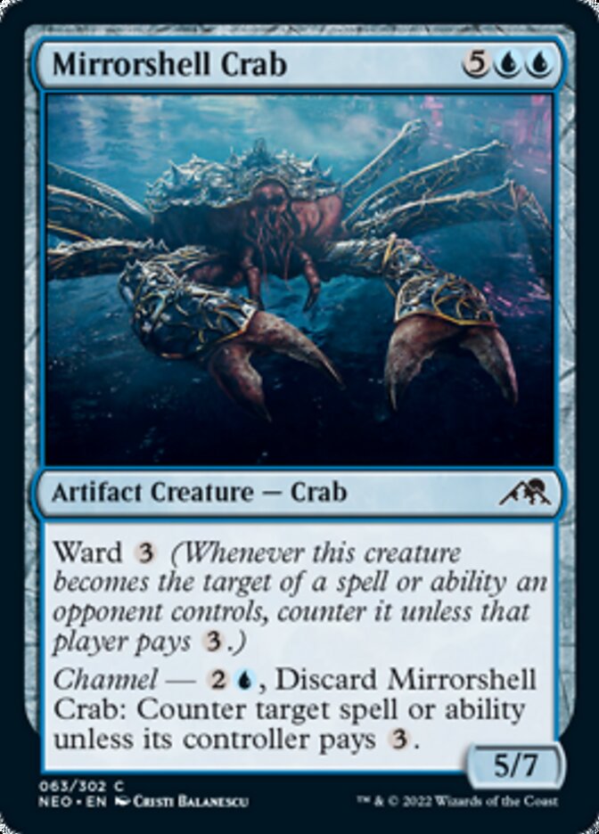 Mirrorshell Crab [Kamigawa: Neon Dynasty] | Good Games Cannington