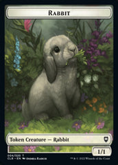 Treasure // Rabbit Double-Sided Token [Commander Legends: Battle for Baldur's Gate Tokens] | Good Games Cannington