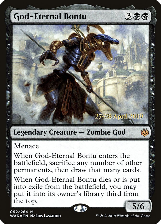 God-Eternal Bontu [War of the Spark Prerelease Promos] | Good Games Cannington