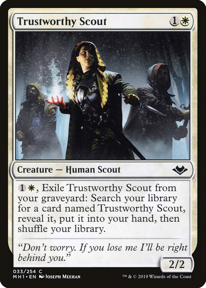 Trustworthy Scout [Modern Horizons] | Good Games Cannington