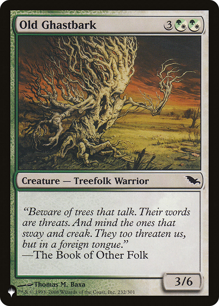 Old Ghastbark [The List] | Good Games Cannington