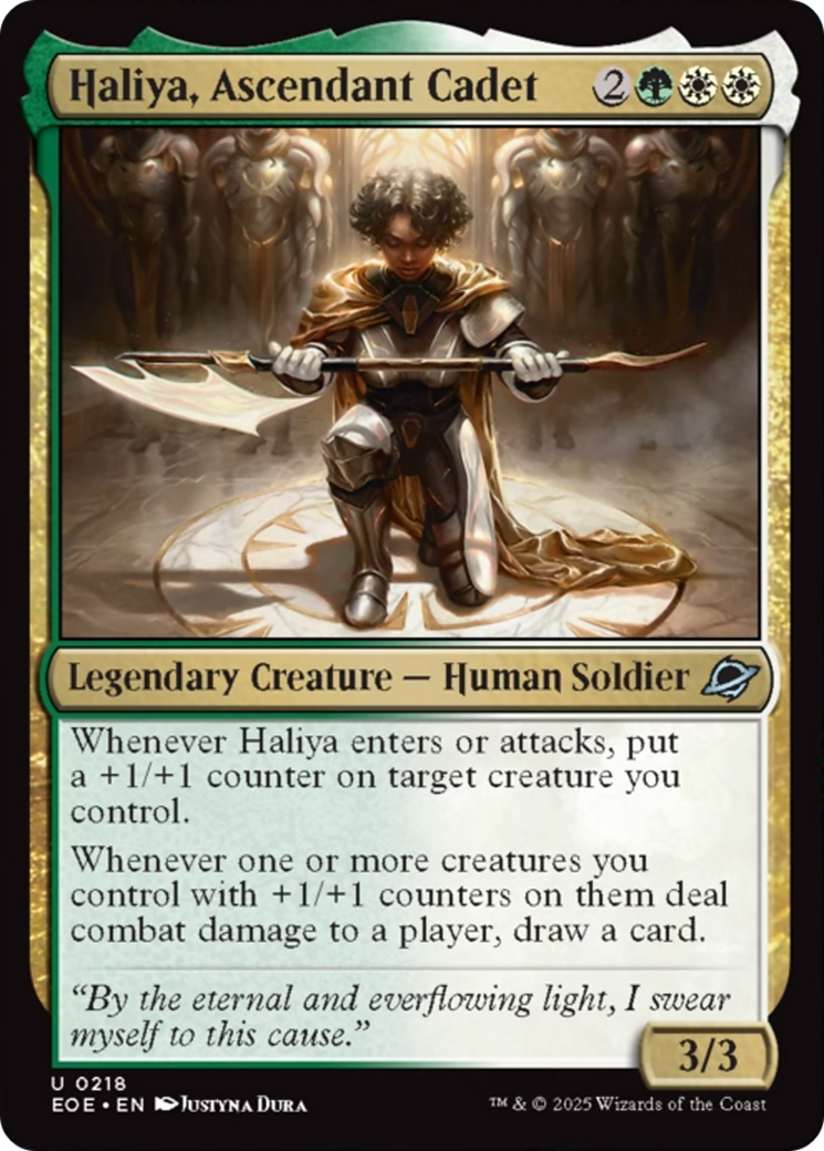 Haliya, Ascendant Cadet [Edge of Eternities] | Good Games Cannington