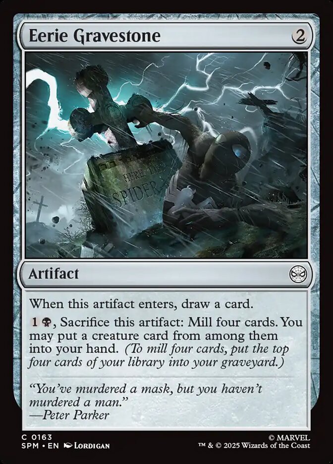 Eerie Gravestone 163 (Marvel's Spider-Man)  | Good Games Cannington