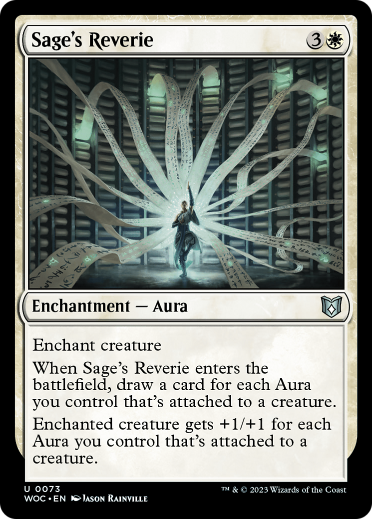 Sage's Reverie [Wilds of Eldraine Commander] | Good Games Cannington