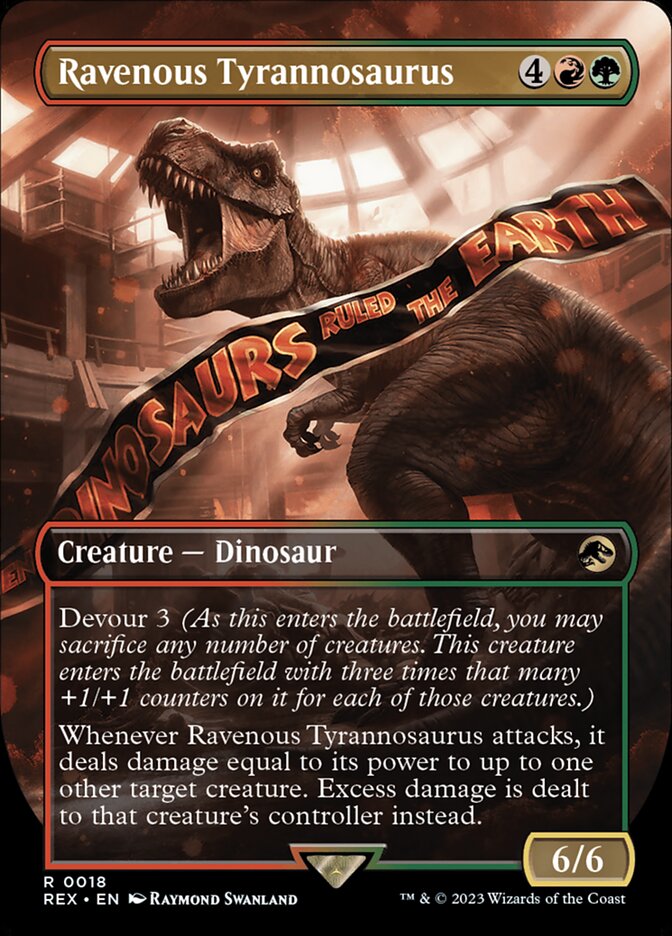 Ravenous Tyrannosaurus 18/26 (Universes Beyond: Jurassic World Collection)  - Borderless | Good Games Cannington