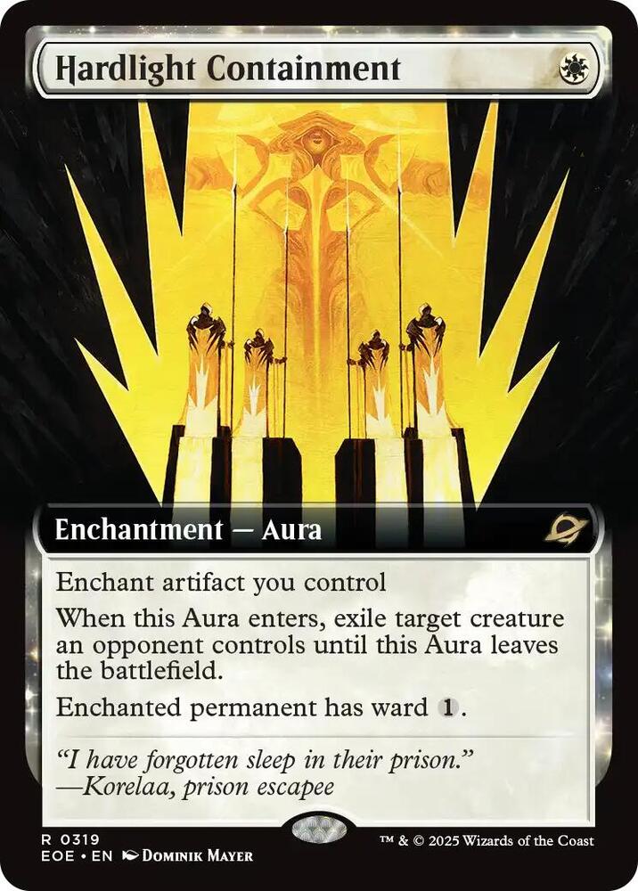 Hardlight Containment Extended Art 319 (Edge of Eternities)  | Good Games Cannington