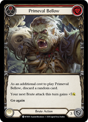 Primeval Bellow (Red) [U-WTR035] (Welcome to Rathe Unlimited)  Unlimited Rainbow Foil | Good Games Cannington