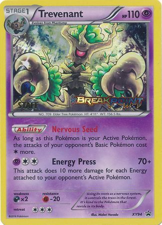 Trevenant (XY94) (Staff) [XY: Black Star Promos] | Good Games Cannington