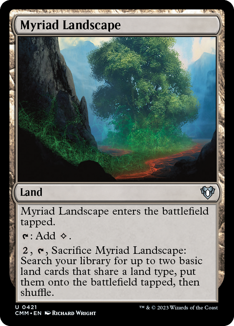 Myriad Landscape [Commander Masters] | Good Games Cannington