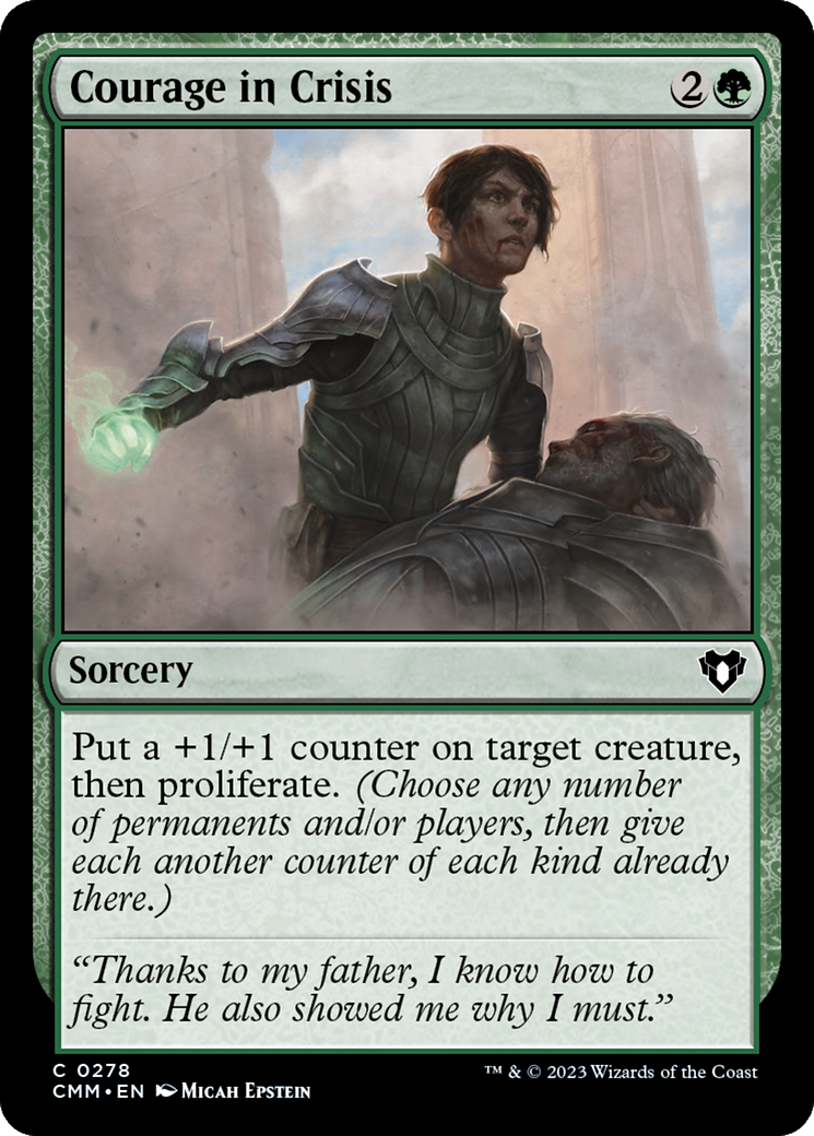 Courage in Crisis [Commander Masters] | Good Games Cannington