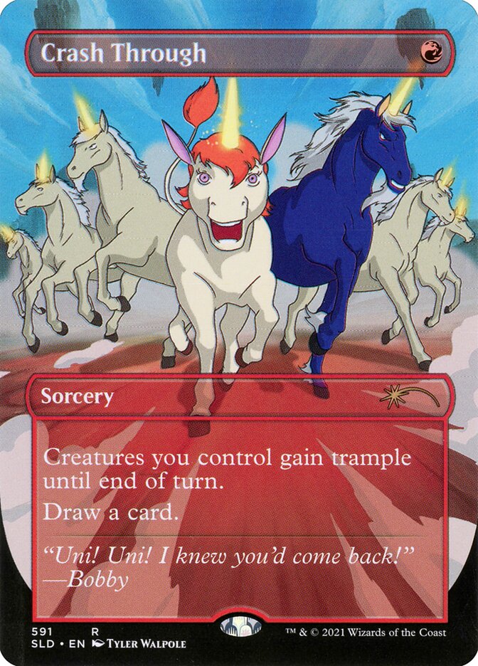 Crash Through (Borderless) [Secret Lair Drop Promos] | Good Games Cannington