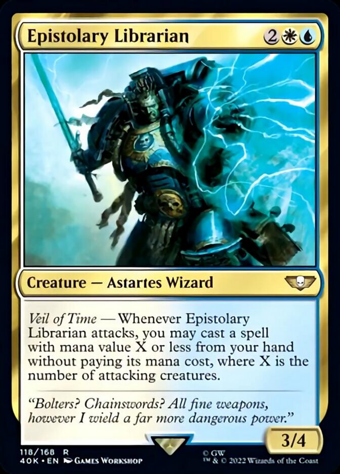 Epistolary Librarian (Surge Foil) [Warhammer 40,000] | Good Games Cannington