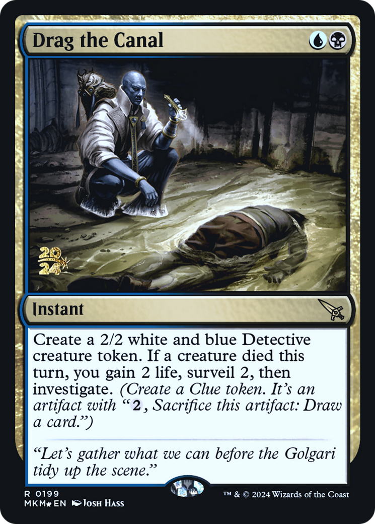Drag the Canal [Murders at Karlov Manor Prerelease Promos] | Good Games Cannington