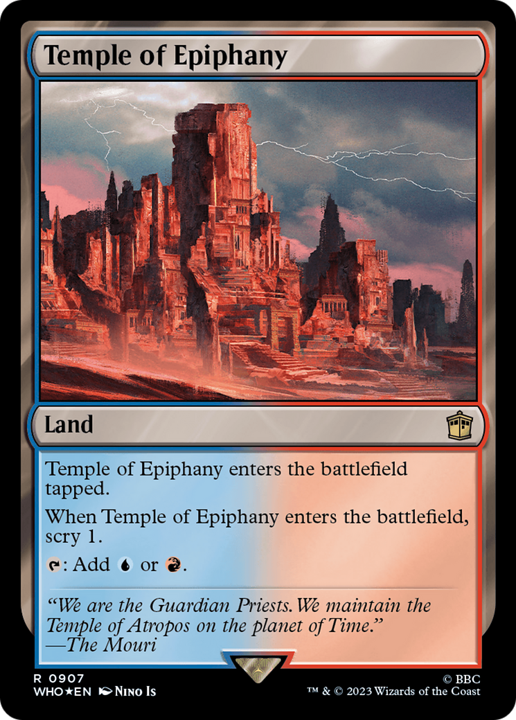 Temple of Epiphany (Surge Foil) [Doctor Who] | Good Games Cannington