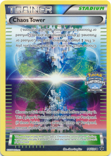 Chaos Tower (94/124) (National Championship Promo) [XY: Fates Collide] | Good Games Cannington