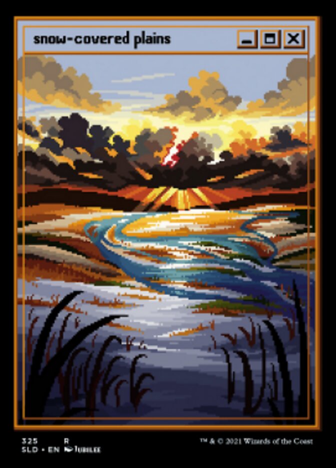 Snow-Covered Plains (Foil Etched) [Secret Lair Drop Series] | Good Games Cannington