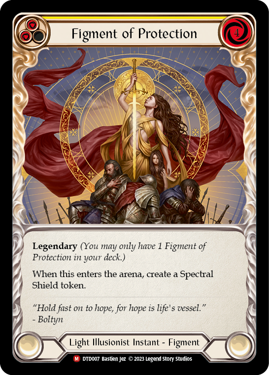 Figment of Protection // Aegis, Archangel of Protection [DTD007] (Dusk Till Dawn) | Good Games Cannington