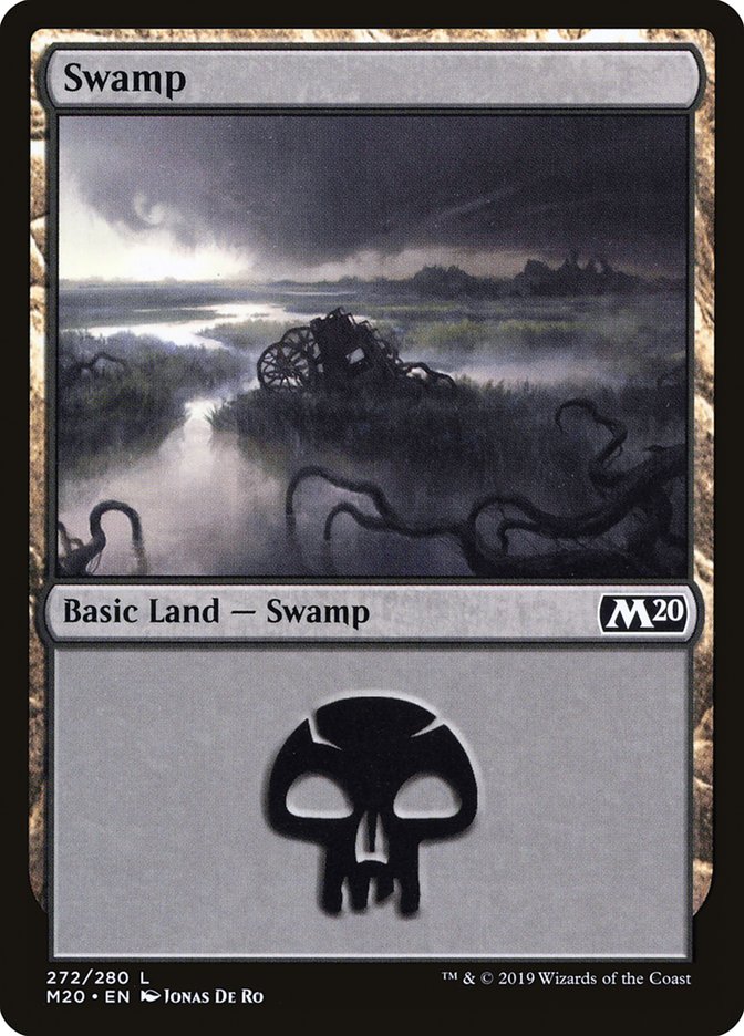 Swamp (272) [Core Set 2020] | Good Games Cannington