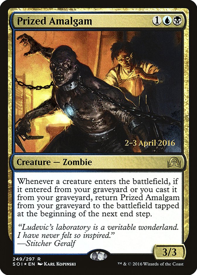 Prized Amalgam [Shadows over Innistrad Prerelease Promos] | Good Games Cannington