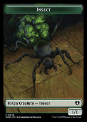 Eldrazi Spawn // Insect Double-Sided Token [Commander Masters Tokens] | Good Games Cannington