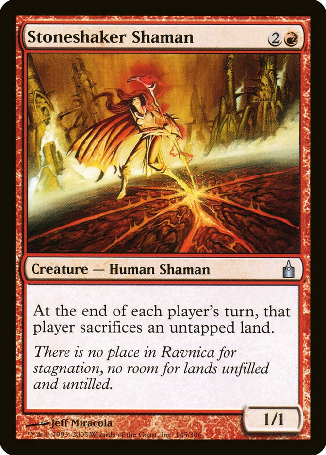Stoneshaker Shaman 145 (Ravnica: City of Guilds)  | Good Games Cannington