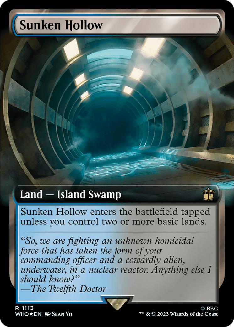 Sunken Hollow (Extended Art) (Surge Foil) [Doctor Who] | Good Games Cannington