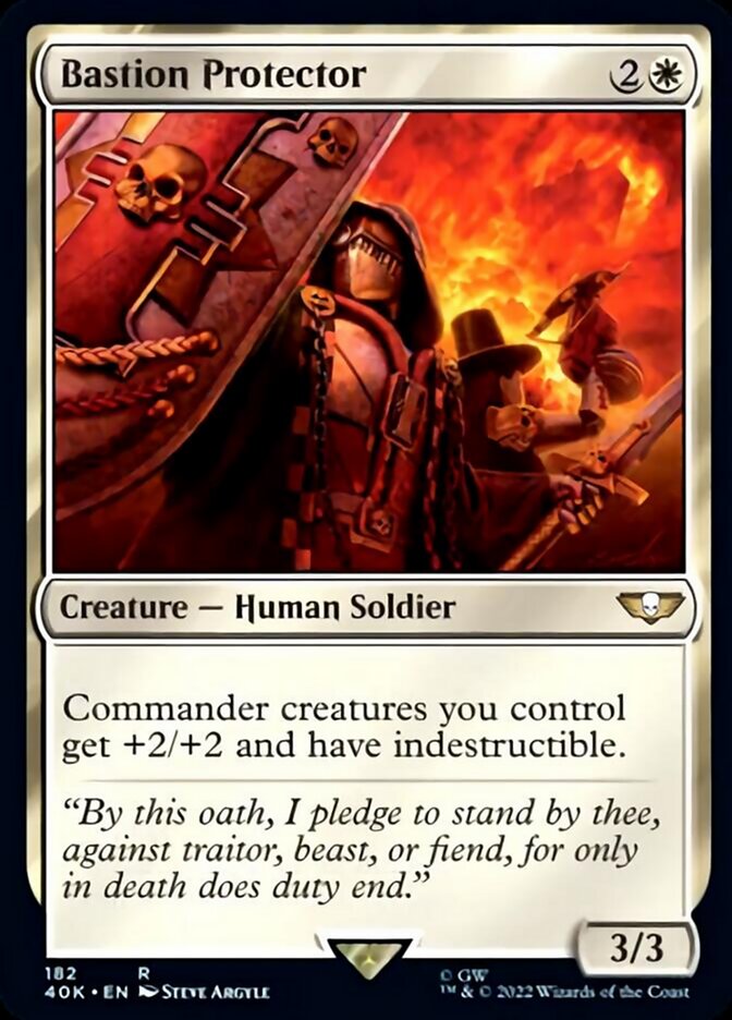 Bastion Protector (Surge Foil) [Warhammer 40,000] | Good Games Cannington