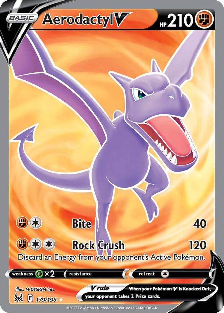 Aerodactyl V 179/196 (SWSH11: Lost Origin)  - Holofoil | Good Games Cannington