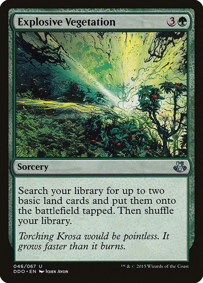 Explosive Vegetation [Duel Decks: Elspeth vs. Kiora] | Good Games Cannington